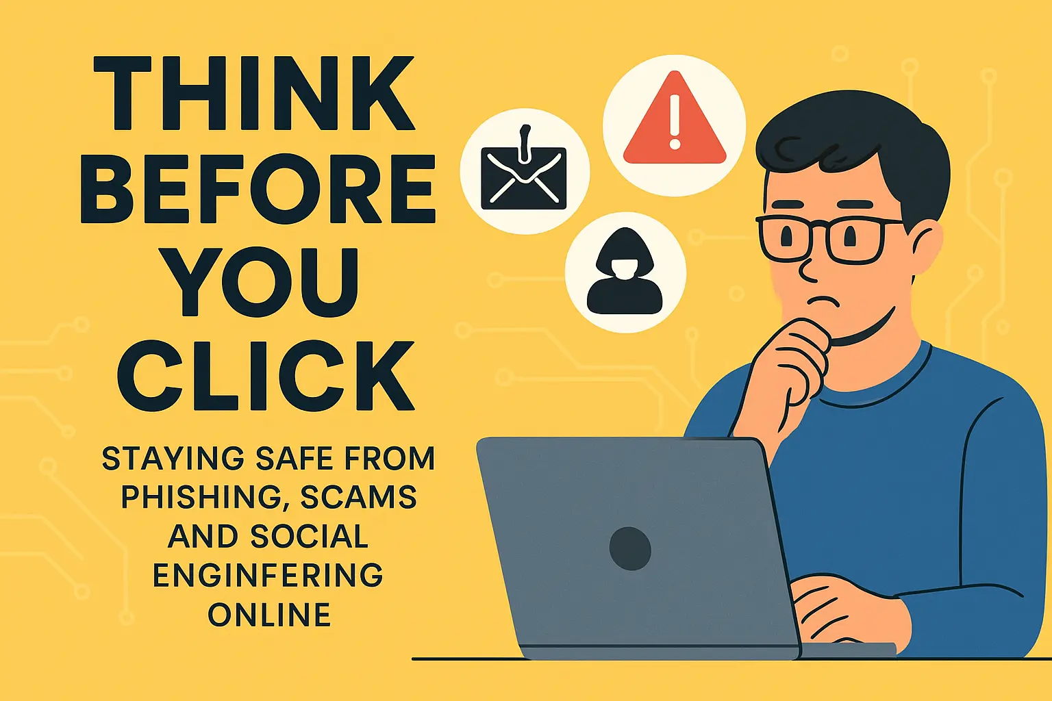 Think Before You Click: Staying Safe from Phishing, Scams, and Social Engineering Online