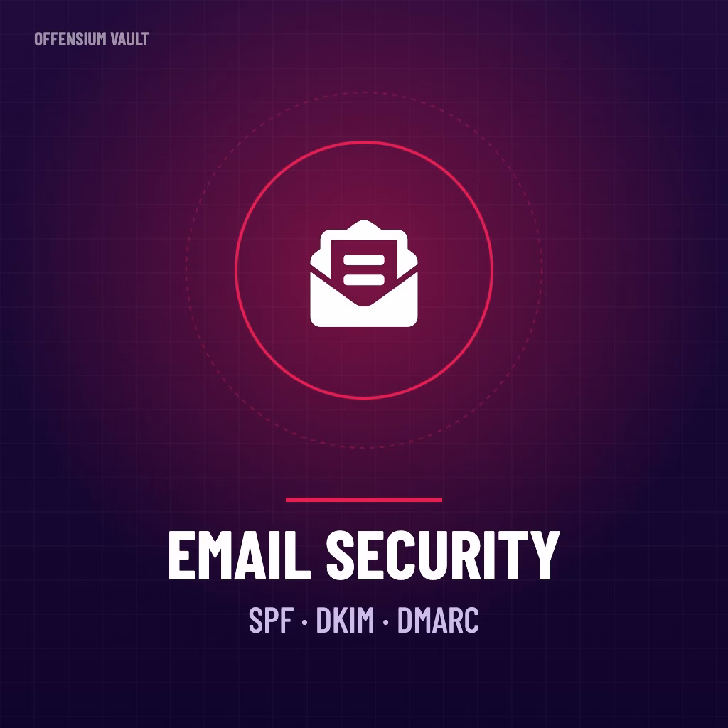 Email Security Assessment (SPF, DKIM, DMARC) service by Offensium Vault